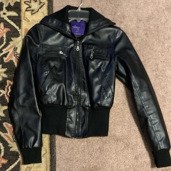 Miley Cyrus & Max Azria Jackets & Blazers - S Miley Cyrus Max Azria Vegan Leather Jacket